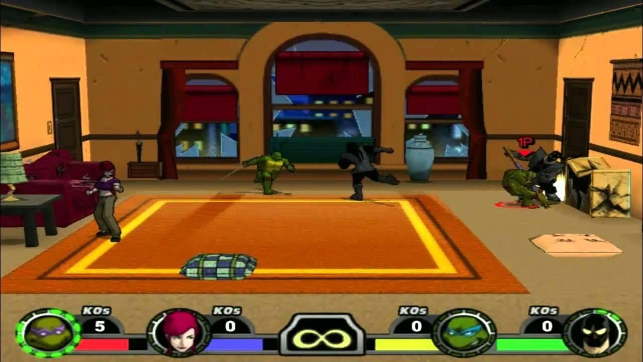 TMNT: Mutant Melee - GameCube - Image 2