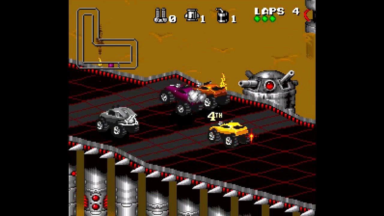 Rock N' Roll Racing - Super Nintendo (SNES) - Image 2