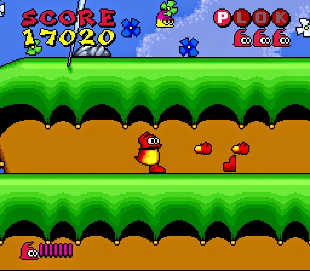 Plok - Super Nintendo (SNES) - Image 4