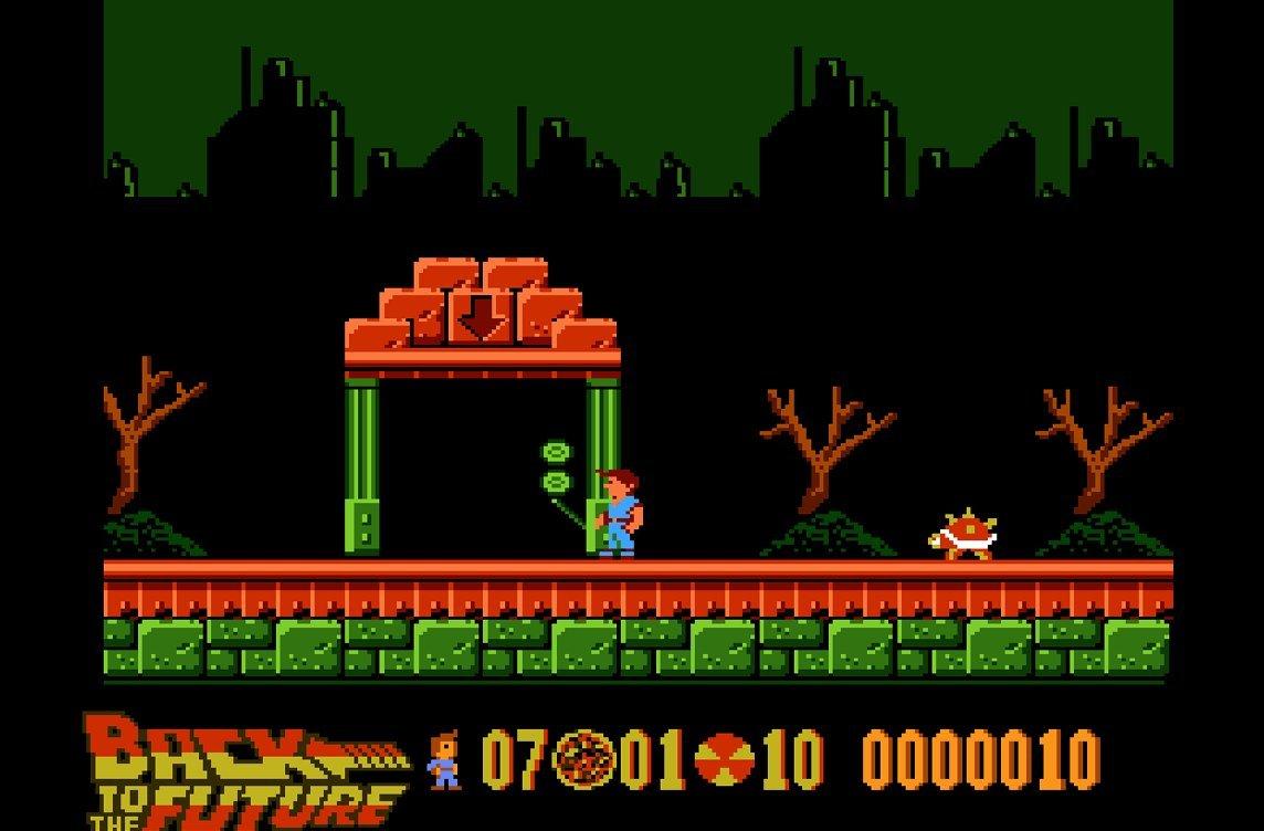 Back to the Future II and III - Nintendo (NES) - Image 3