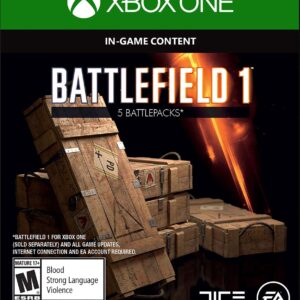 Battlefield 1 Battlepacks x 5 DLC - Xbox One