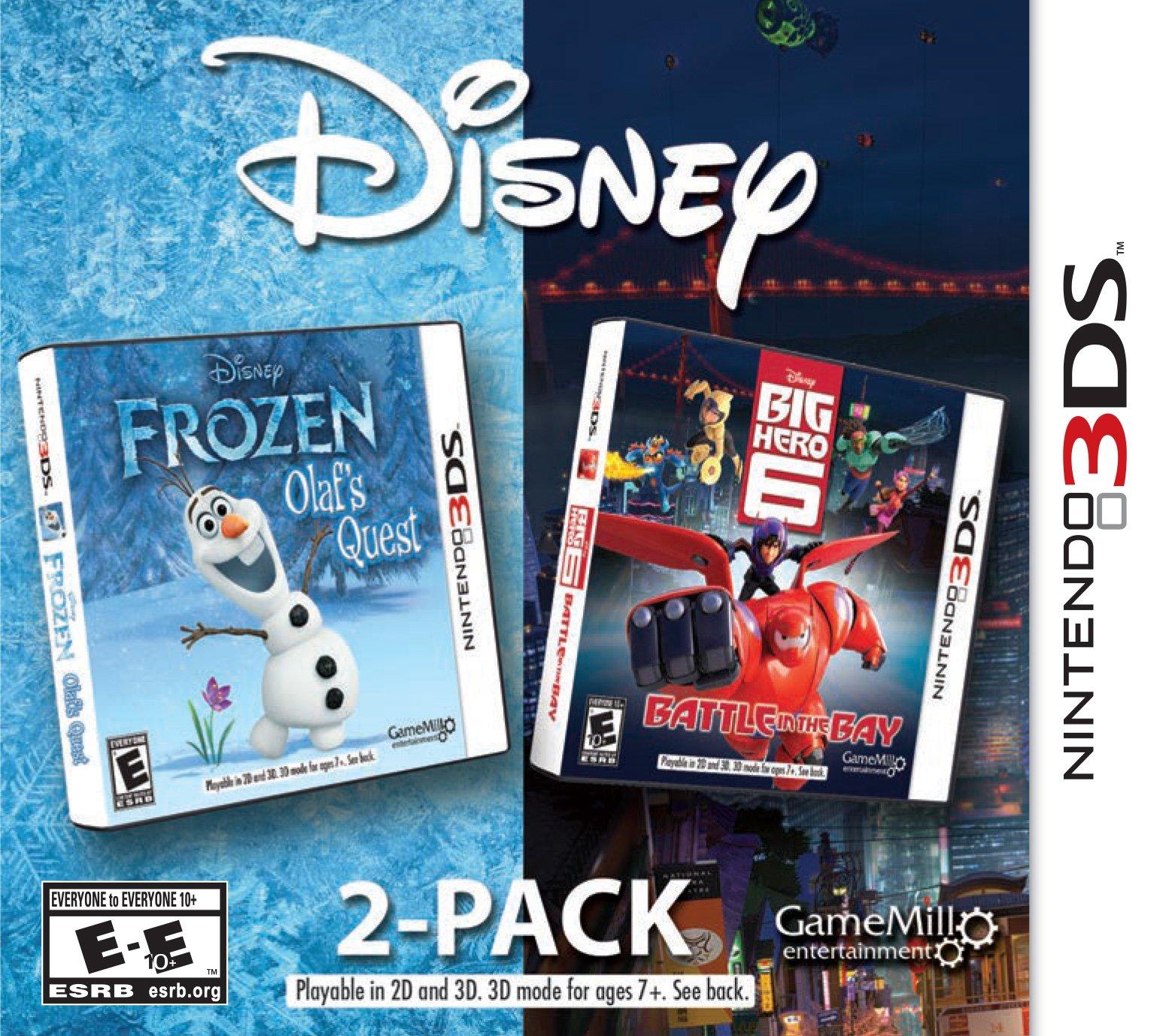 Disney Big Hero 6: Battle in the Bay and Frozen: Olaf's Quest 2 Pack - Nintendo 3DS