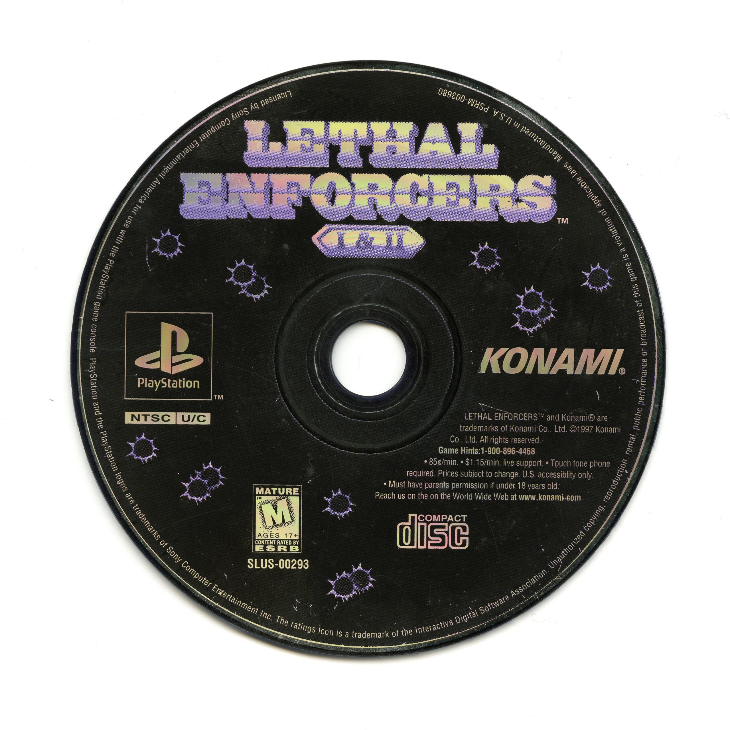 Lethal Enforcers I and II - PlayStation 1