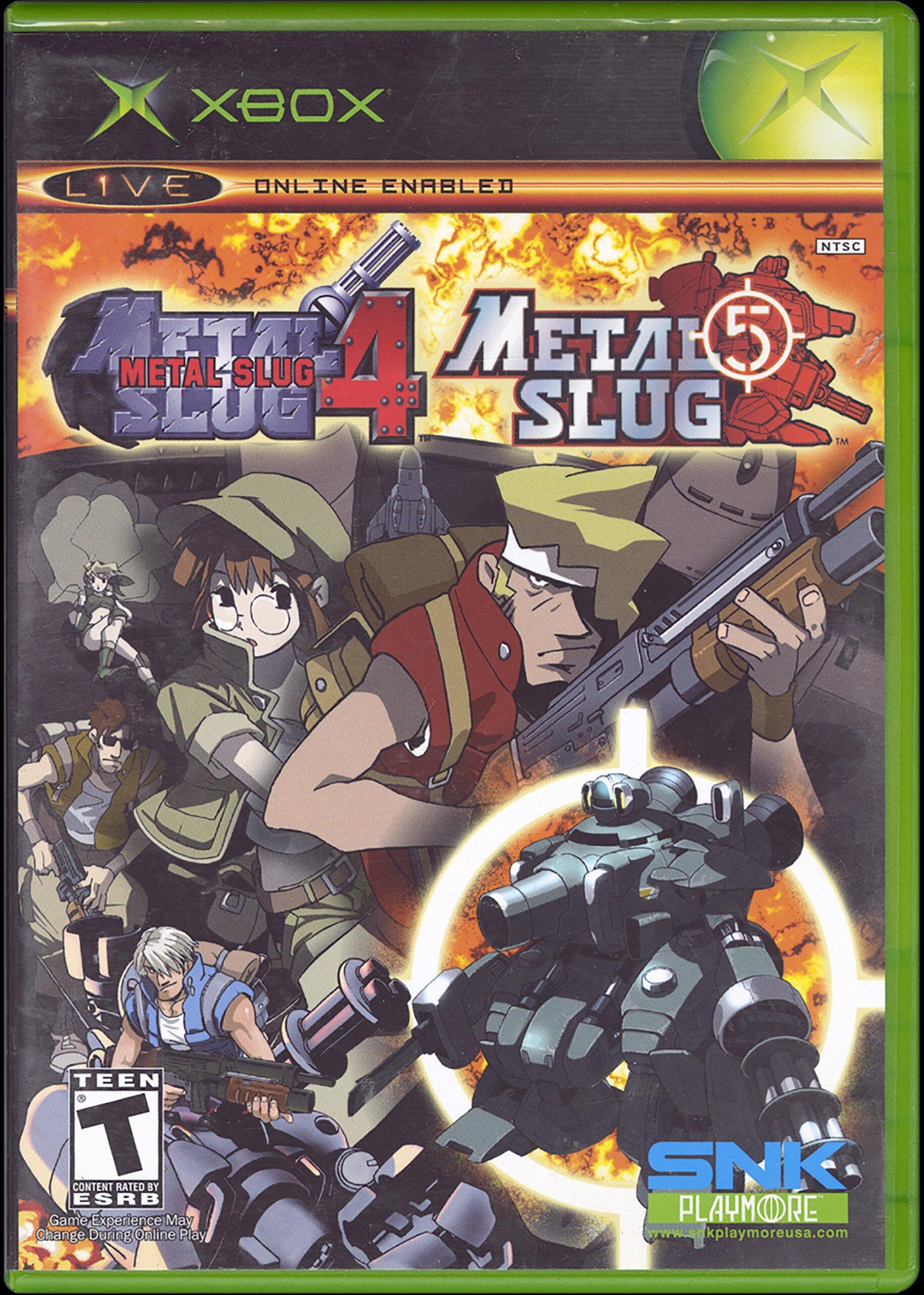 Metal Slug 4 and Metal Slug 5 - Xbox (Original)