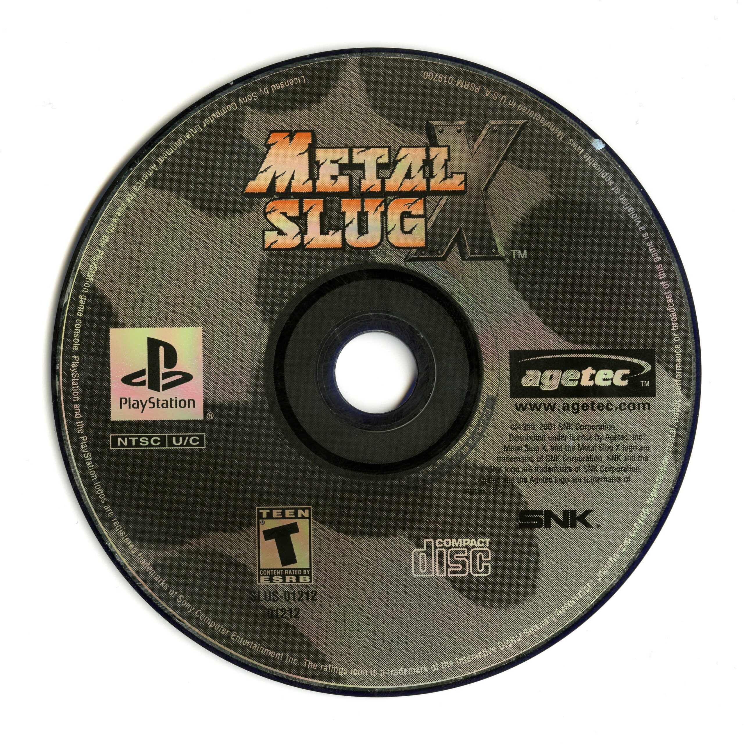 Metal Slug X - PlayStation 1