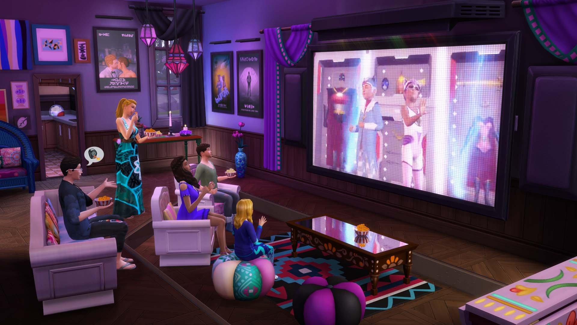 The Sims 4 Movie Hangout Stuff DLC- PC EA app - Image 5