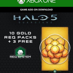 Halo 5: Guardians 10 Gold Req Packs DLC and 3 Free - Xbox One