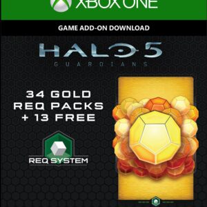 Halo 5: Guardians 34 Gold Req Packs DLC and 13 Free - Xbox One
