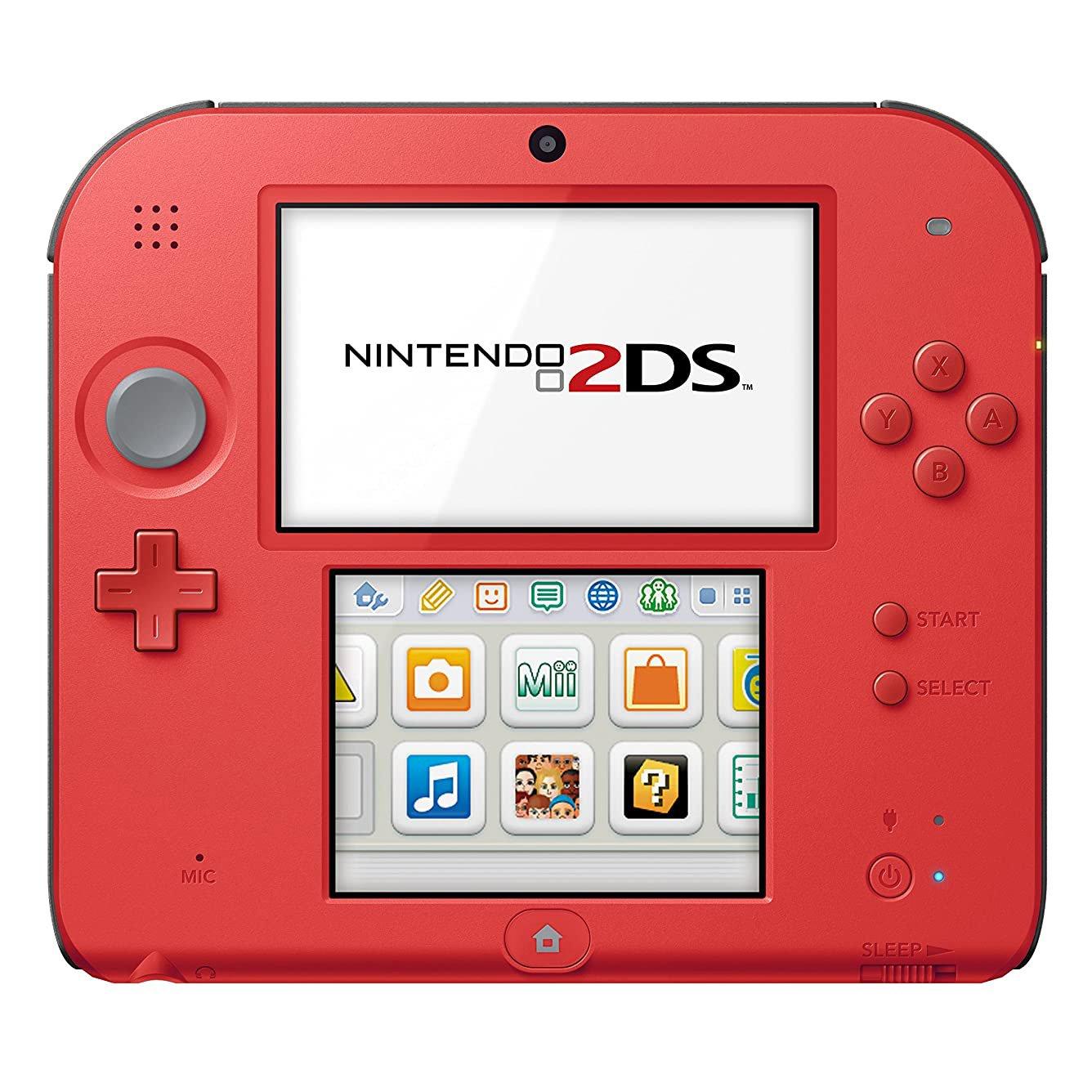 Nintendo 2DS Handheld Console - Crimson Red