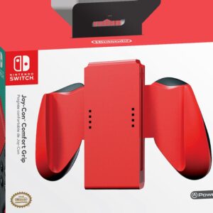 PowerA Red Joy-Con Comfort Grip for Nintendo Switch