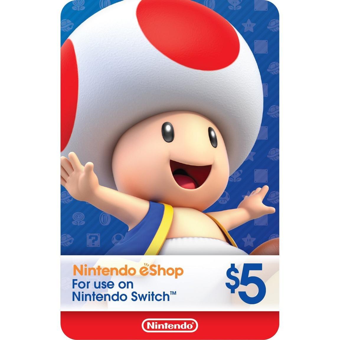 Nintendo eShop Gift Card $5