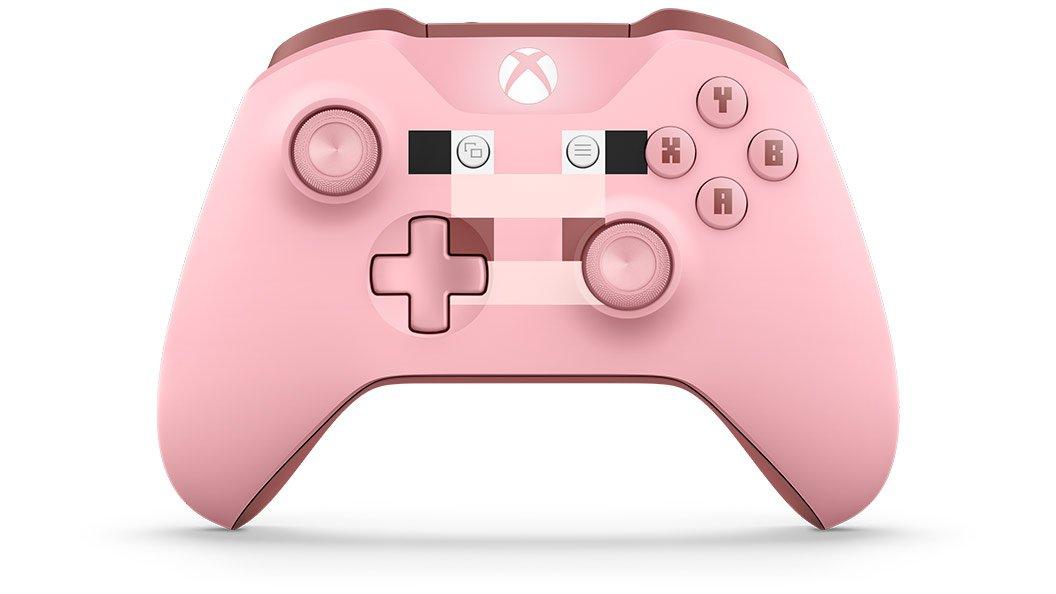 Microsoft Xbox One Wireless Controller Minecraft Pig Edition