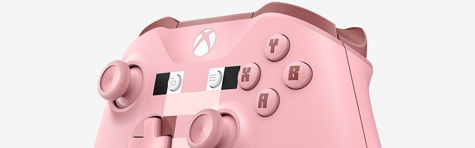 Microsoft Xbox One Wireless Controller Minecraft Pig Edition - Image 4