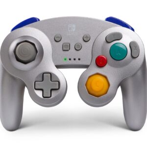 PowerA GameCube Wireless Controller for Nintendo Switch Silver