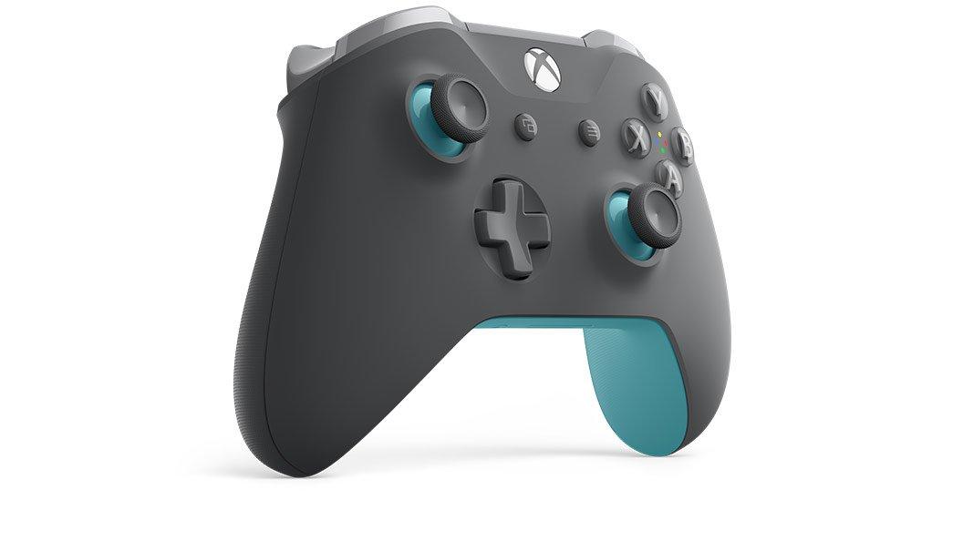 Microsoft Xbox One Wireless Controller Gray and Blue - Image 2