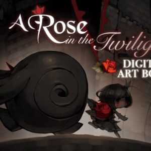 A Rose in the Twilight - Digital Art Book