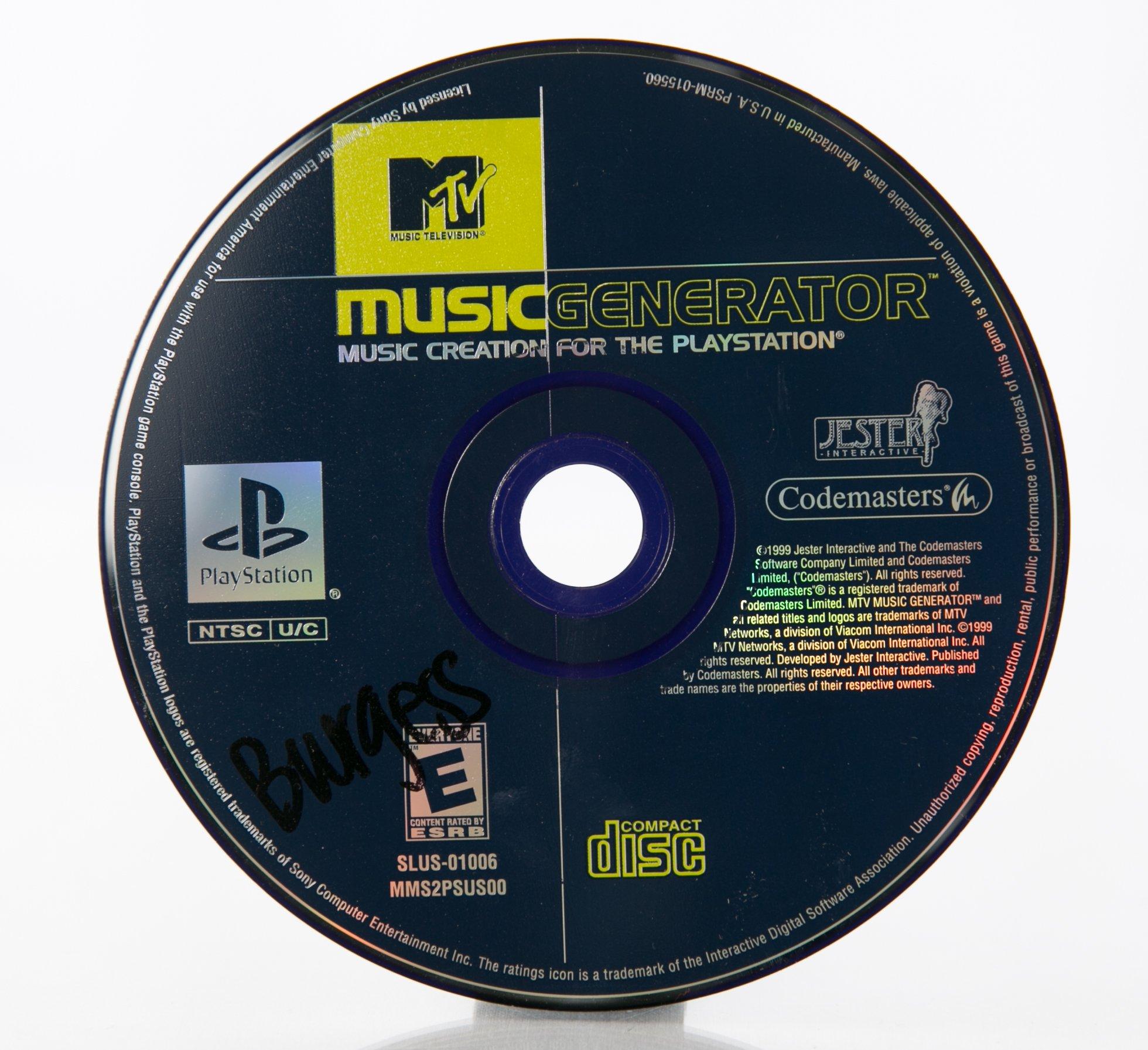 MTV Music Generator - PlayStation 1
