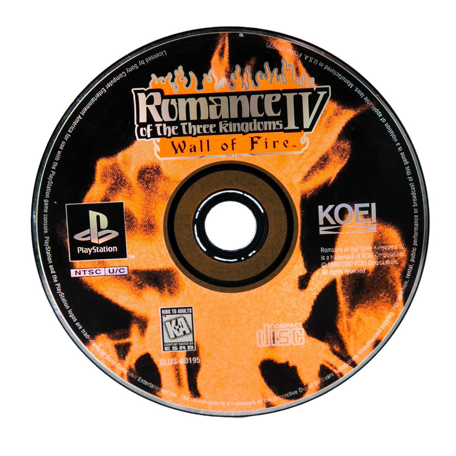 Romance of Three Kingdoms IV : Wall of Fire - PlayStation 1