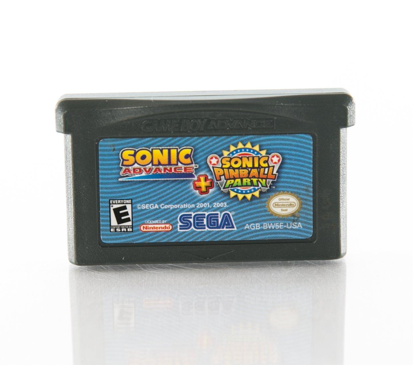 Sonic Advance and Sonic Pinball Party Combo Pack - Game Boy Advance