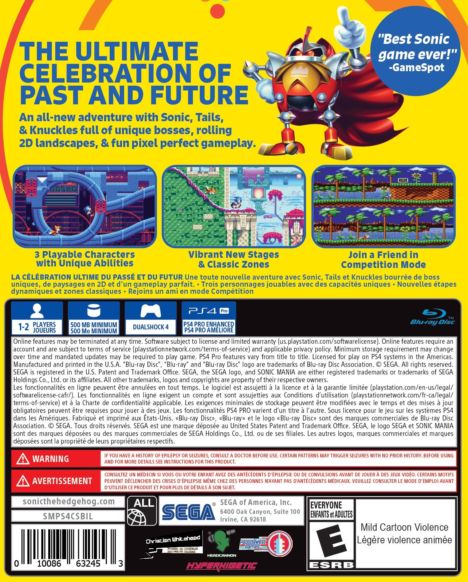 Sonic Mania - PlayStation 4 - Image 2