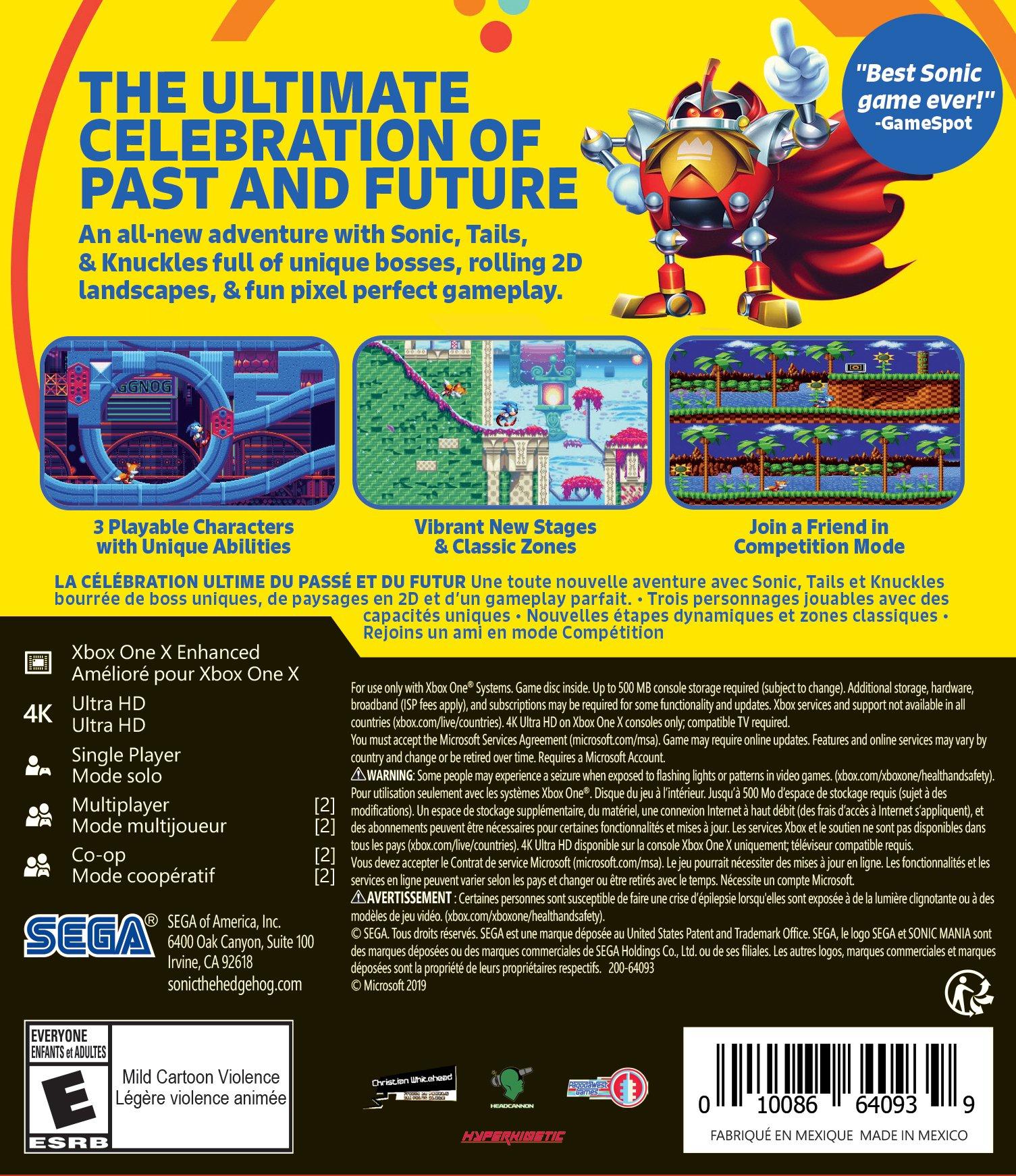 Sonic Mania - Xbox One - Image 2
