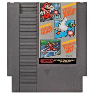 Super Mario Bros., Duck Hunt, and World Class Track Meet - Nintendo (NES)