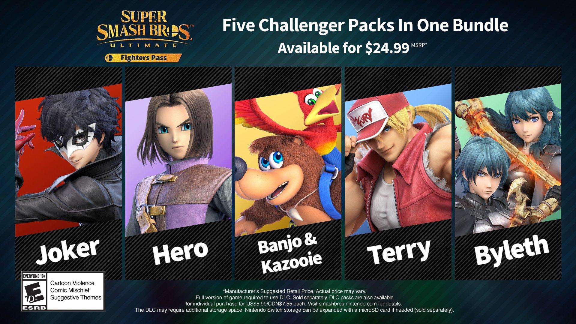 Super Smash Bros. Ultimate Fighters Pass DLC - Nintendo Switch