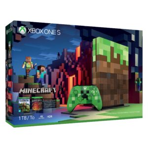 Microsoft Xbox One S 1TB Console Minecraft Limited Edition GameStop Premium Refurbished