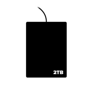 External Hard Drive 2TB (Styles May Vary)