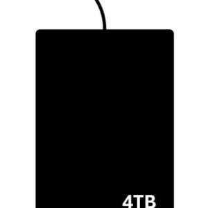 External Hard Drive 4TB (Styles May Vary)