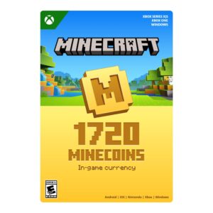 Minecraft: Minecoins Pack: 1720 Coins (Digital Code) - Android, iOS, Nintendo Switch, Xbox One, Xbox Series X/S and PC